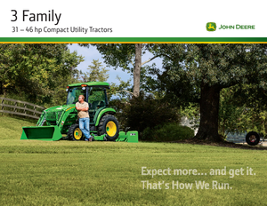 Муніципальний багатофункціональний транспортний засіб Дизель John Deere 3038 R