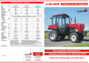 Муніципальні трактори Belarus 321.3