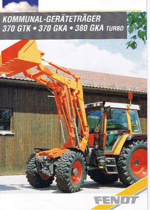 Муніципальні трактори Fendt 380 GKA Turbo