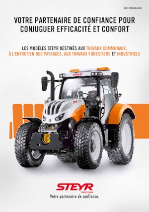 Муніципальні трактори Steyr 4135 Profi Basis