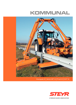 Муніципальні трактори Steyr 6140 Profi K