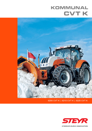 Муніципальні трактори Steyr 6225 CVT K