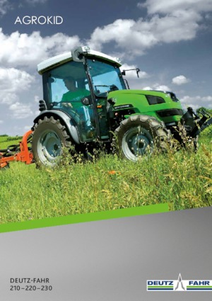 Муніципальні трактори DEUTZ-FAHR Agrokid 230 