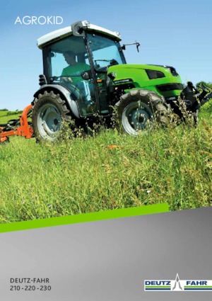 Муніципальні трактори DEUTZ-FAHR Agrokid 230 
