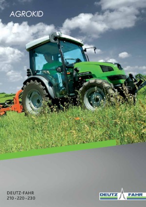 Муніципальні трактори DEUTZ-FAHR Agrokid 230 