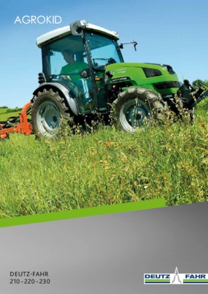 Муніципальні трактори DEUTZ-FAHR Agrokid 230 
