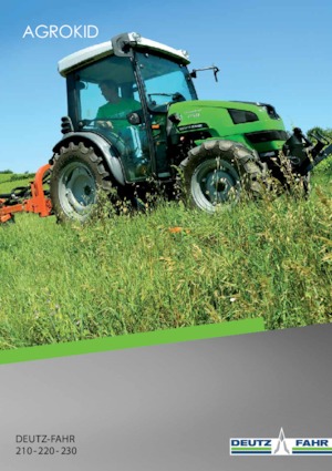 Муніципальні трактори DEUTZ-FAHR Agrokid 230 