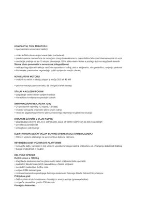 Муніципальні трактори AGT AGT 850 T