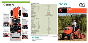 Муніципальні трактори Kubota B 2420