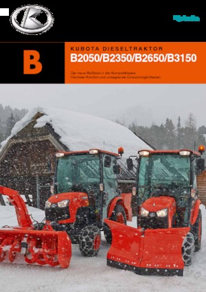 Муніципальні трактори Kubota B2350 DB