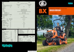 Муніципальні трактори Kubota BX261