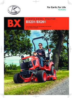 Муніципальні трактори Kubota BX261