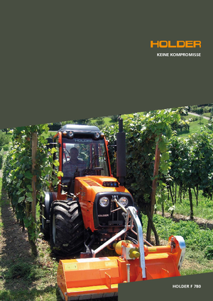 Муніципальні трактори Holder F 780