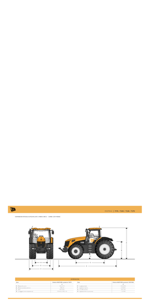 Муніципальні трактори JCB Fastrac 7170-70