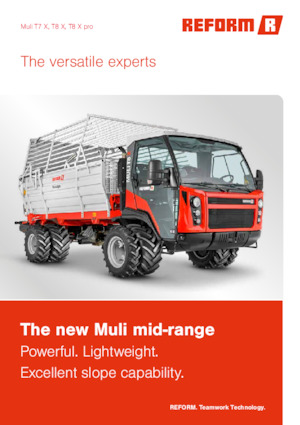 Муніципальний багатофункціональний транспортний засіб Дизель Reform Werke Muli T8 X pro