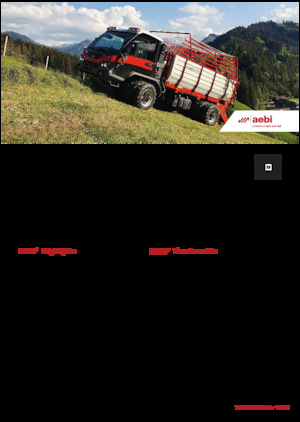 Муніципальний багатофункціональний транспортний засіб Дизель Aebi TP 470 Vario