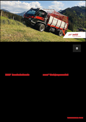 Муніципальний багатофункціональний транспортний засіб Дизель Aebi TP 470 Vario