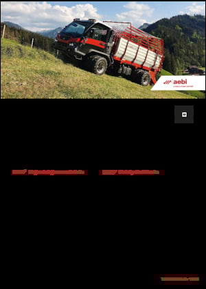 Муніципальний багатофункціональний транспортний засіб Дизель Aebi TP 470 Vario