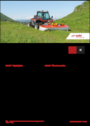 Муніципальний багатофункціональний транспортний засіб Дизель Aebi TT 211+