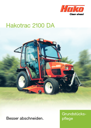Муніципальні трактори Hako Hakotrac 2100 DA
