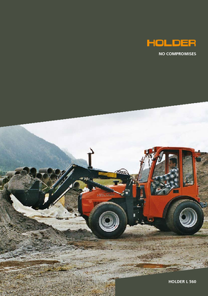Муніципальні трактори Holder L 560
