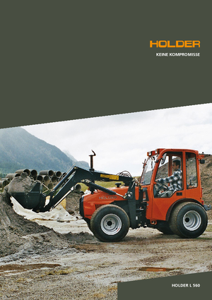 Муніципальні трактори Holder L 560