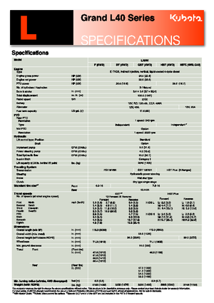 Муніципальні трактори Kubota L 4240 D