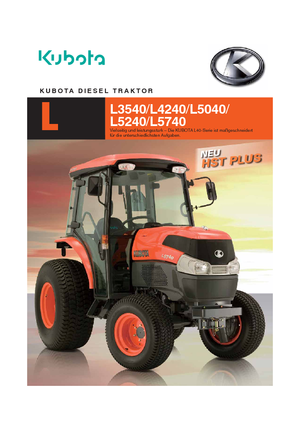 Муніципальні трактори Kubota L 4240 D