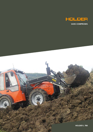 Муніципальні трактори Holder L 780