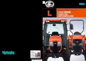 Муніципальні трактори Kubota L2501 DW