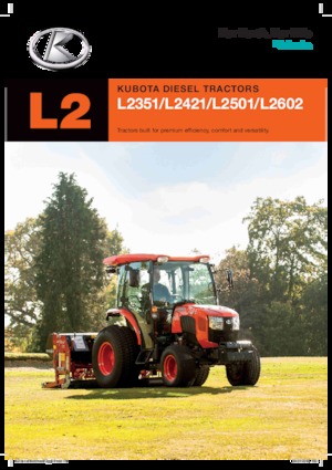 Муніципальні трактори Kubota L2501 DW