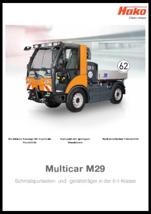 Муніципальні трактори Hako Multicar M29 C, CHK