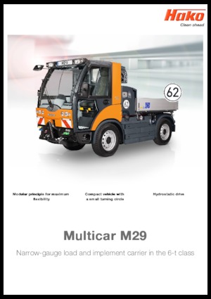 Муніципальні трактори Hako Multicar M29 C, CHK