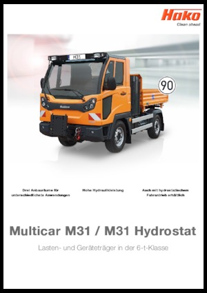 Муніципальні трактори Hako Multicar M31 C