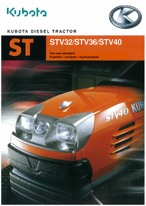 Муніципальні трактори Kubota STV 32