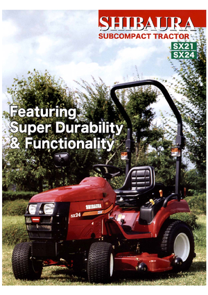 Муніципальні трактори Shibaura SX 24