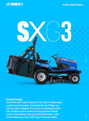 Газонокосарки, газонні та садові трактори Iseki SXG 323