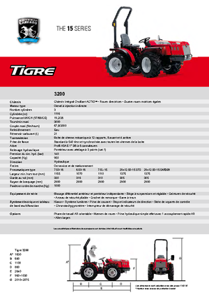 Муніципальні трактори Carraro Tigre 3200