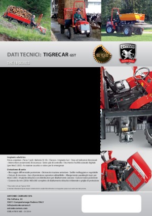 Муніципальні трактори Carraro Tigrecar 4300 GST