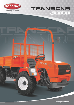 Муніципальні трактори Goldoni Transcar 25 RS