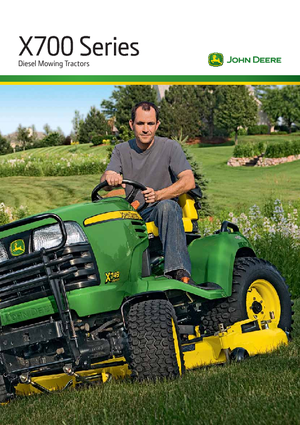 Муніципальні трактори John Deere X 740