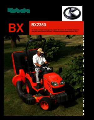 Муніципальні трактори Kubota BX2350 D