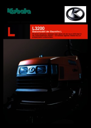 Муніципальні трактори Kubota L 3200