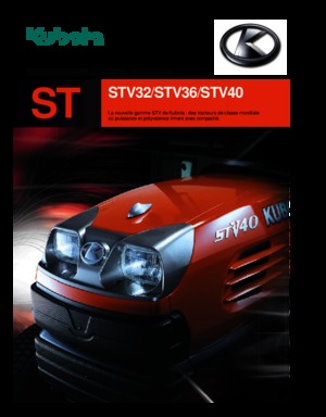 Муніципальні трактори Kubota STV 32