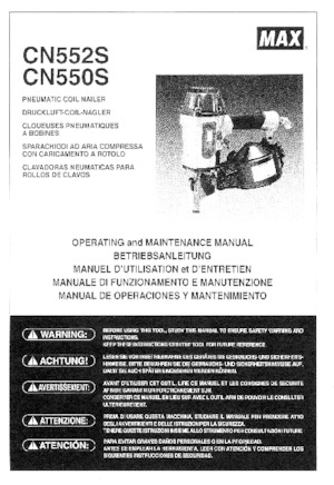 Молотки та степлери MAX USA CORP. CN550S