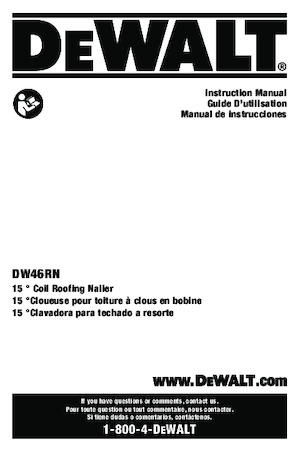 Молотки та степлери DEWALT DW46RN