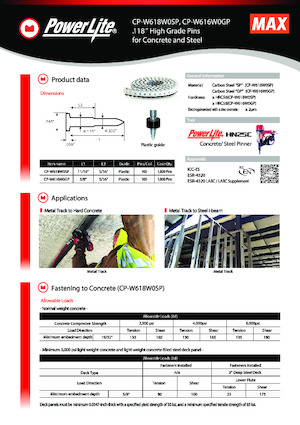 Молотки та степлери MAX USA CORP. HN25C