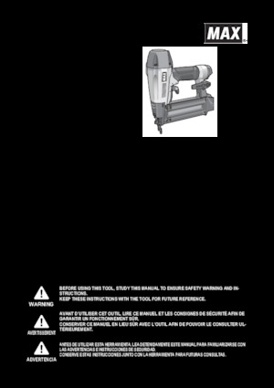 Молотки та степлери MAX USA CORP. NF255FA/18