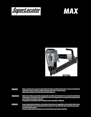 Молотки та степлери MAX USA CORP. SN438J