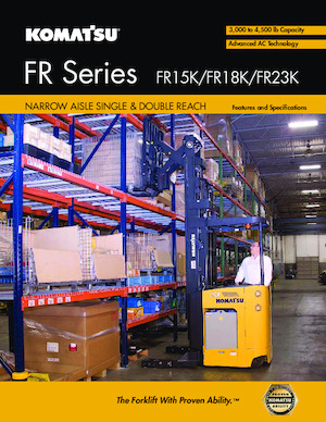 Навантажувачі для вузького проходу VNA Komatsu FR23K-3